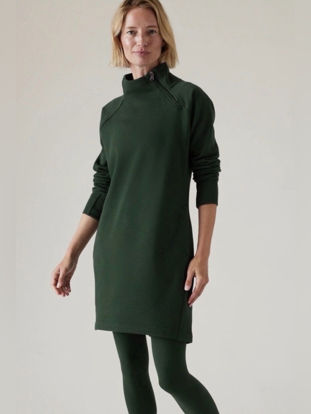 Athleta Cozy Karma Sweatshirt Dress